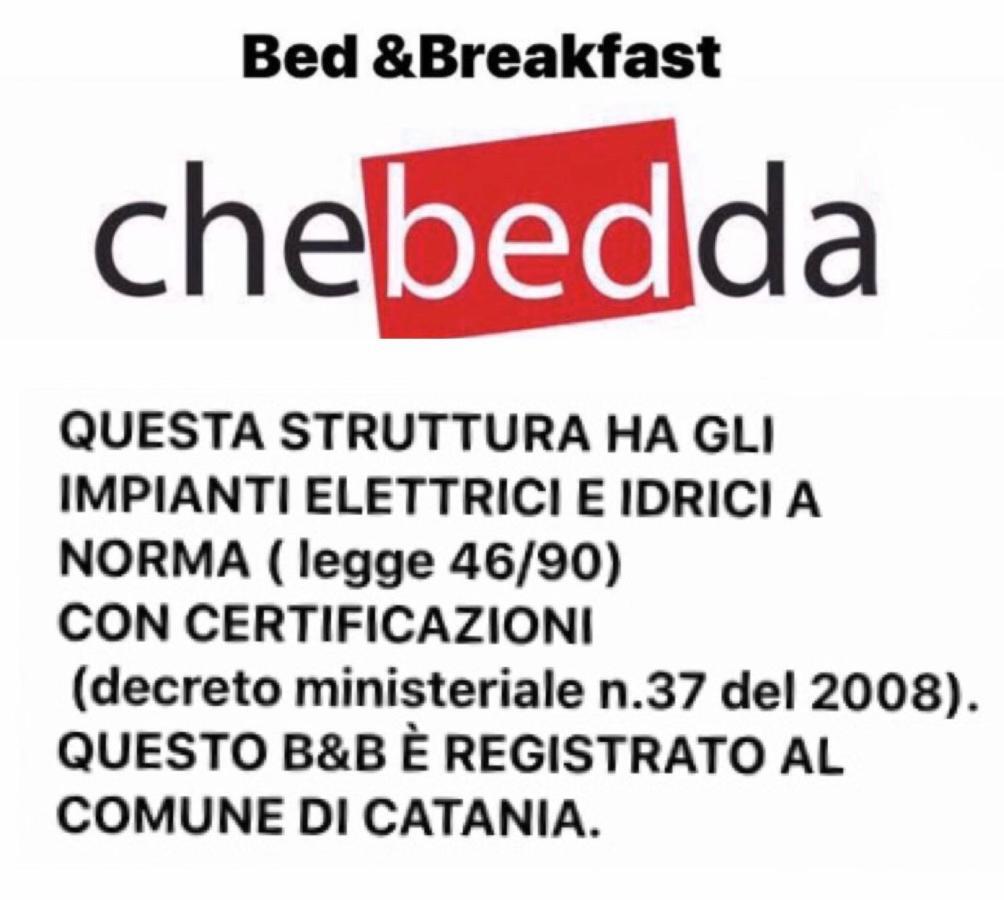 Chebedda B&B Catania Kültér fotó